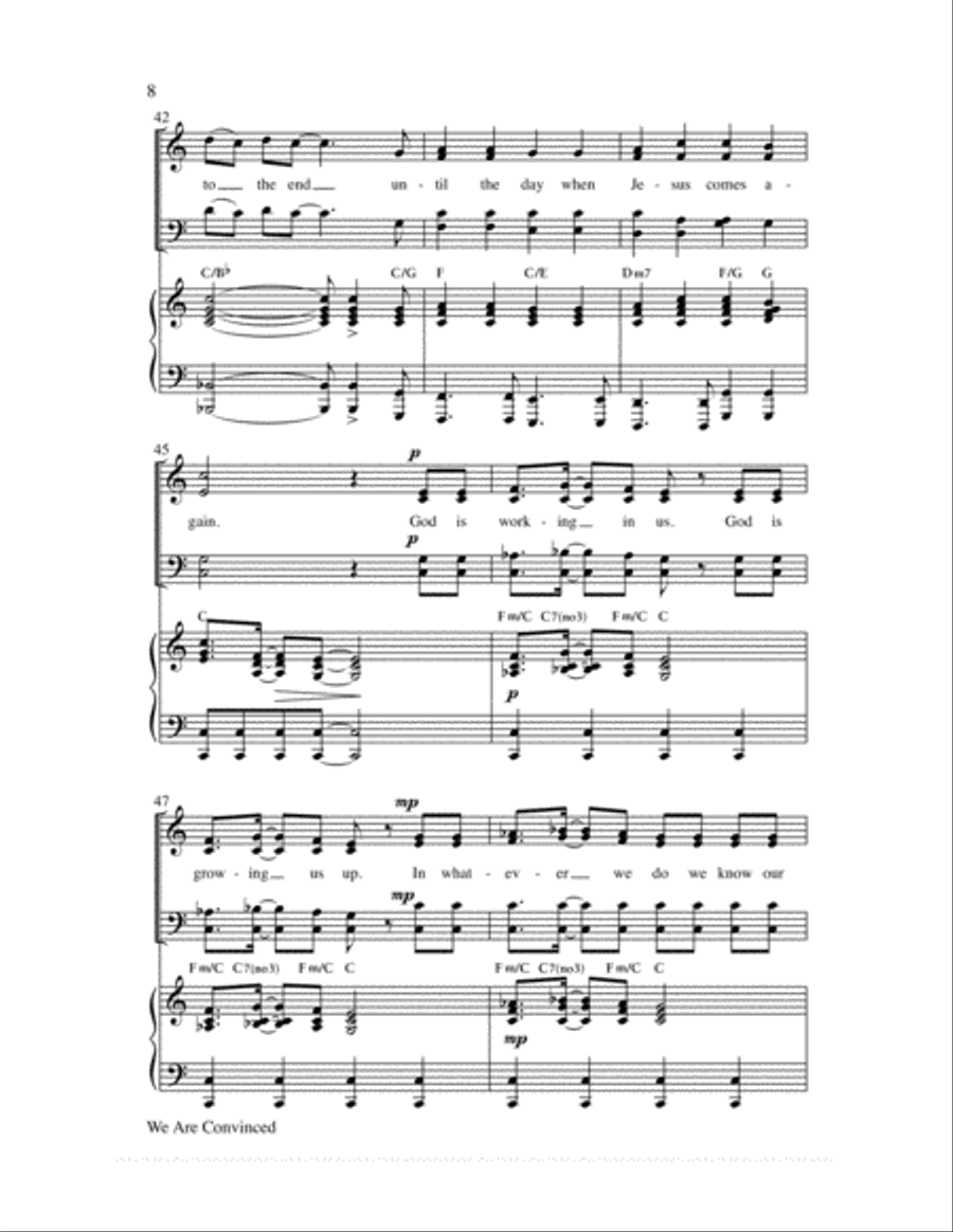 We Are Convinced We Are Convinced 4-Part scores gallery preview page 9
