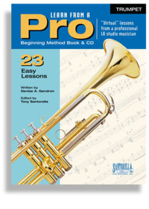 Book cover for Learn From A Pro for Trumpet with CD