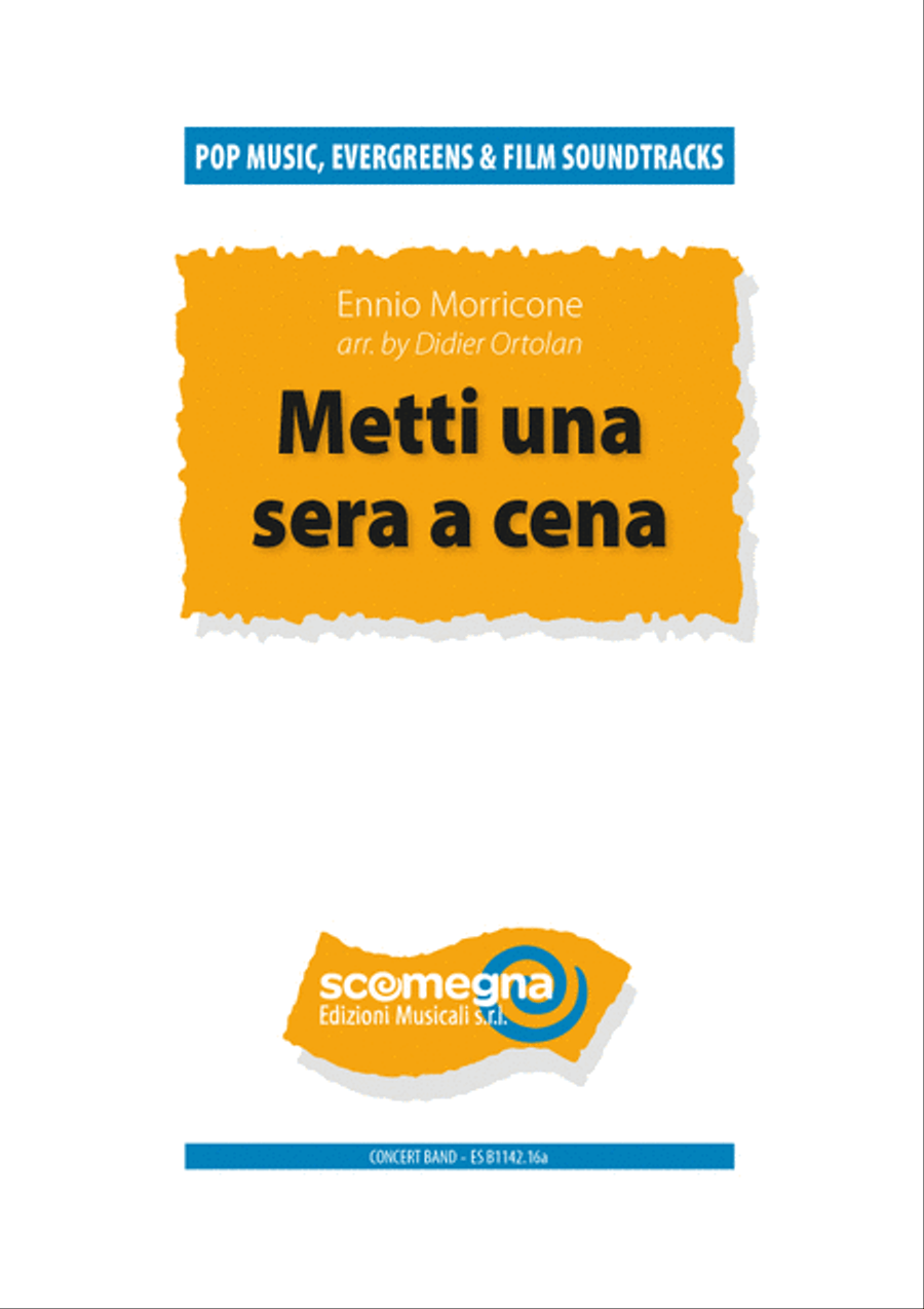 Metti, Una Sera a Cena Concert Band scores gallery preview page 1