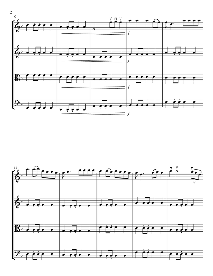High Hopes String Quartet scores gallery preview page 2
