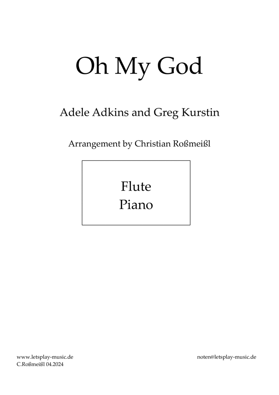 Oh My God Oh My God Flute Solo scores gallery preview page 1