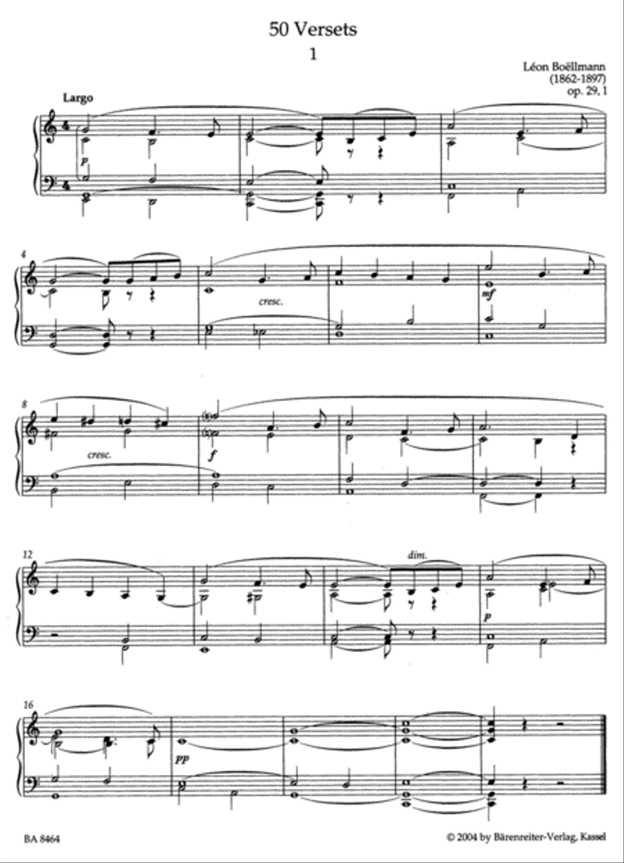 Heures mystiques: 50 Versets Organ scores gallery preview page 2