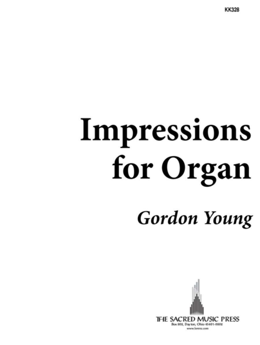 Impressions For Organ Impressions For Organ Organ Solo scores gallery preview page 1