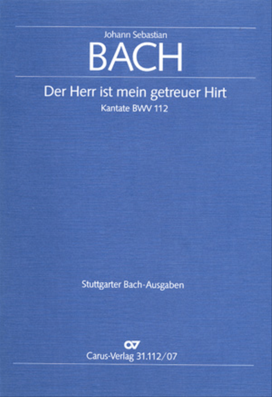 My faithful shepherd is the Lord (Der Herr ist mein getreuer Hirt) 4-Part scores gallery preview page 1