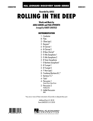Rolling in the Deep - Full Score