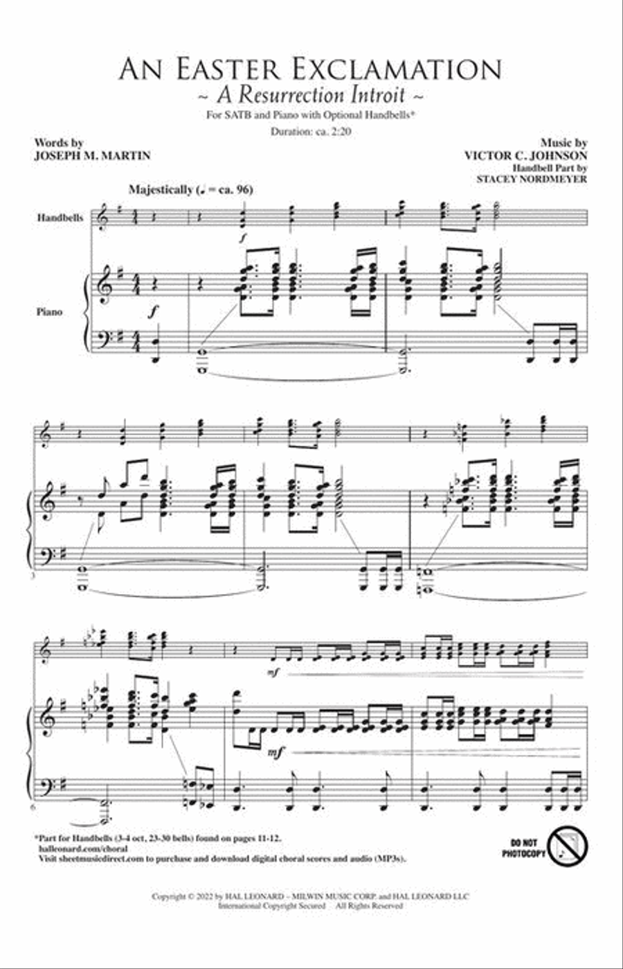 An Easter Exclamation 4-Part scores gallery preview page 3