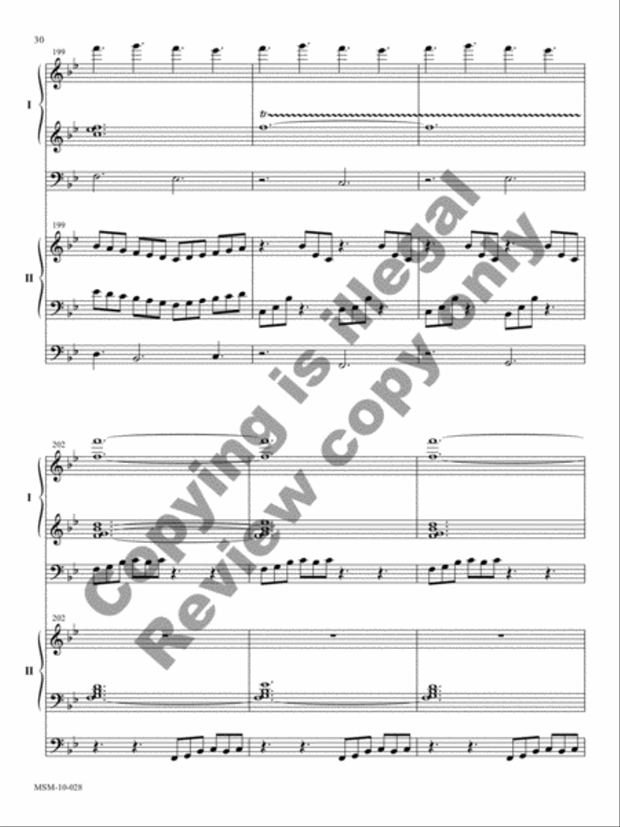 Variations on Veni Creator Spiritus Organ scores gallery preview page 30