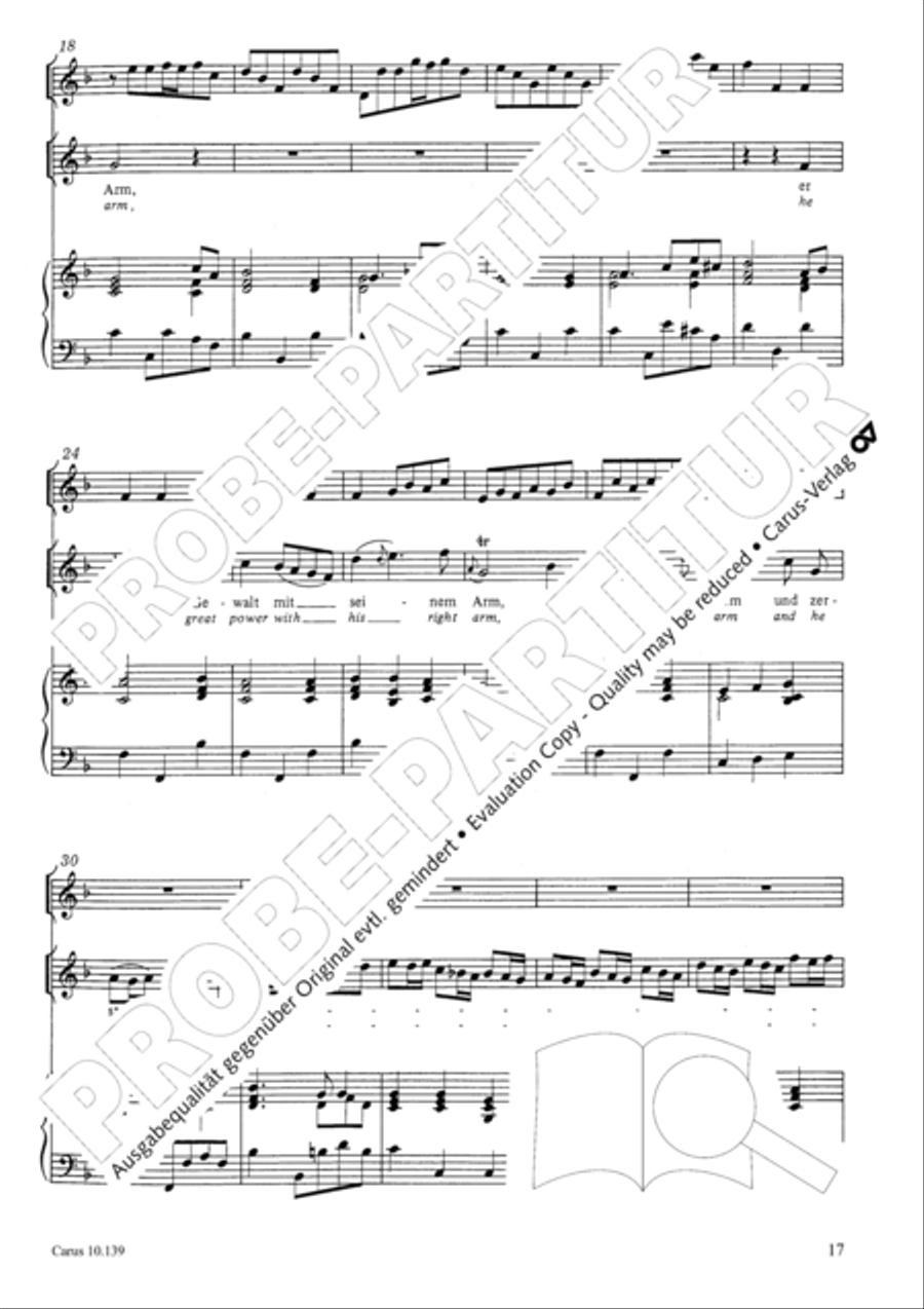 All my spirit exalts my Saviour (Meine Seele erhebt den Herren) Flute scores gallery preview page 18