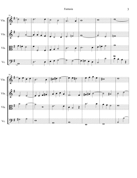 Fantasia in G Major, Z. 742 - String Quartet image number null