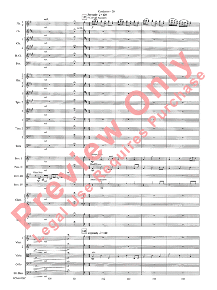 Harry Potter Symphonic Suite Full Orchestra scores gallery preview page 23