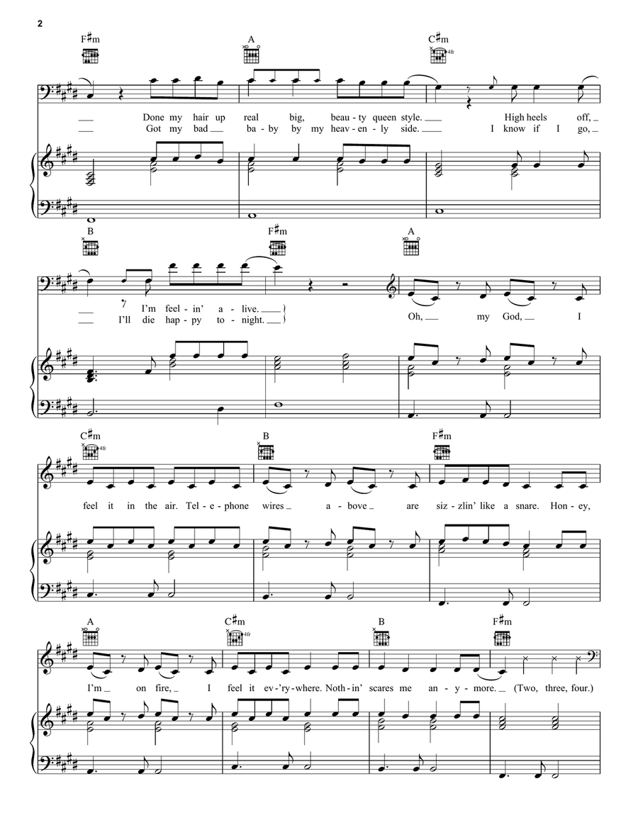Summertime Sadness Acoustic Guitar scores gallery preview page 2