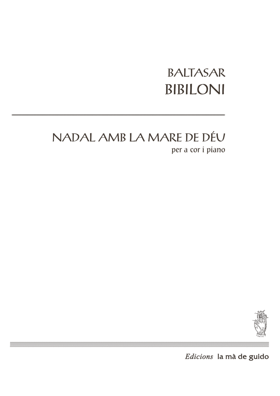 Nadal amb la Mare de Déu Choir scores gallery preview page 1