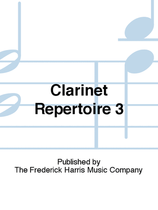Clarinet Repertoire 3