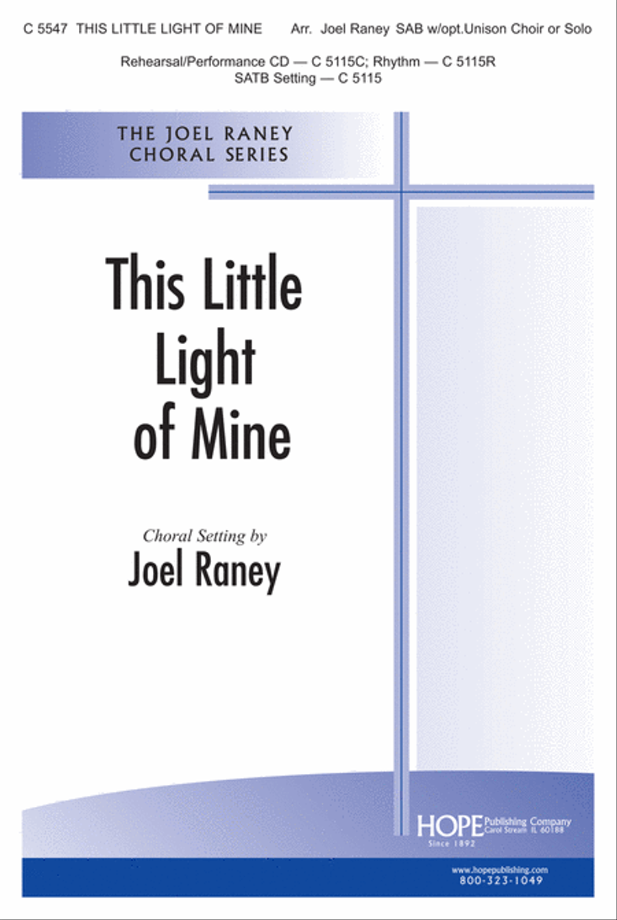 This Little Light of Mine 4-Part scores gallery preview page 1