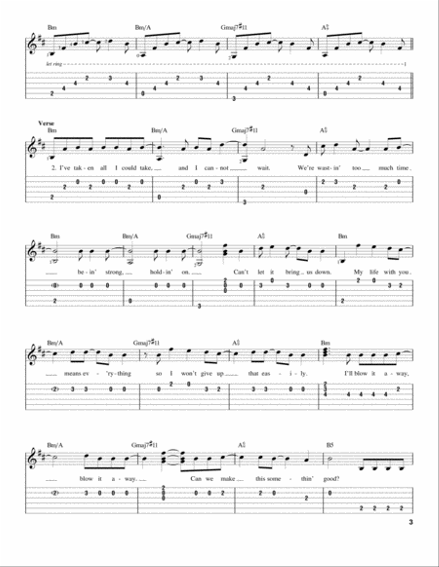 It's Not Over Acoustic Guitar scores gallery preview page 3