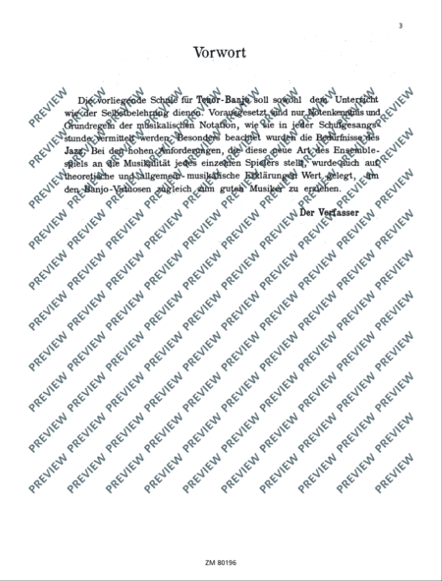 Schule für Tenorbanjo (4-saitig) Banjo scores gallery preview page 6
