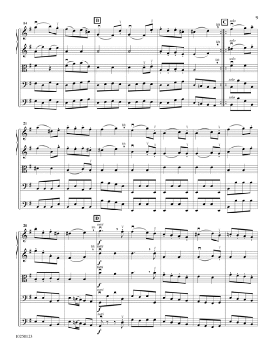 Concerto alla Rustica Op. 51 No. 4 Orchestra scores gallery preview page 8