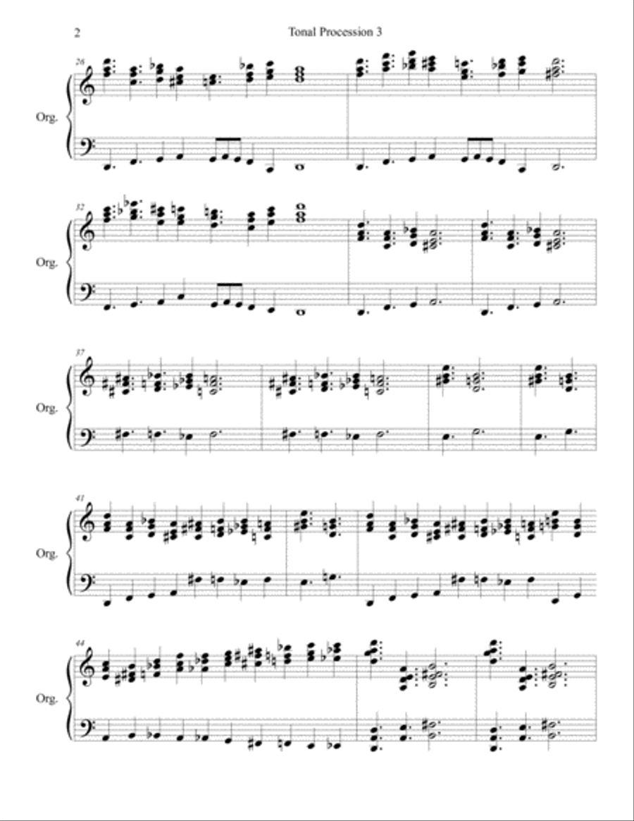 Tonal Procession 3 Turbulence Piano Solo scores gallery preview page 2