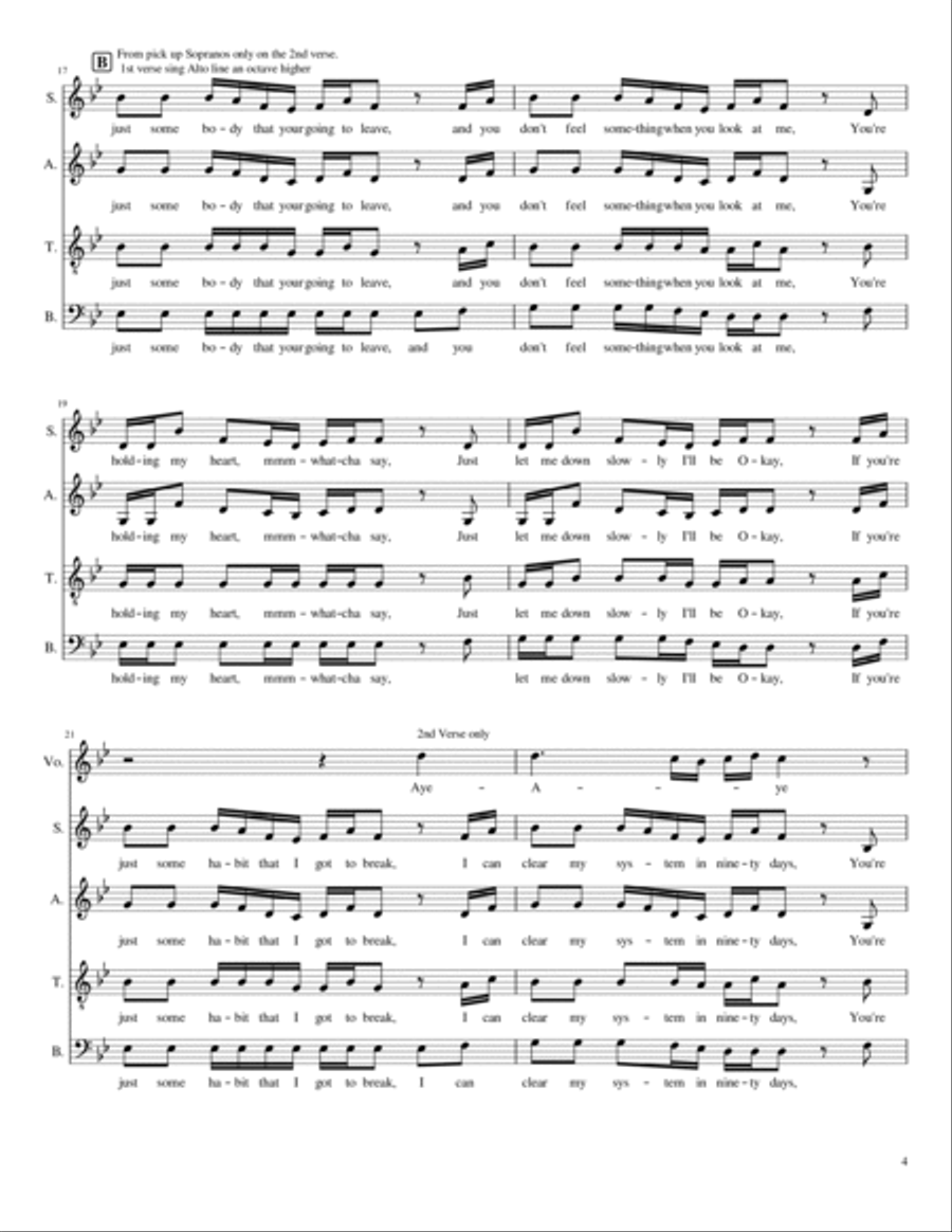 90 Days A Cappella scores gallery preview page 4