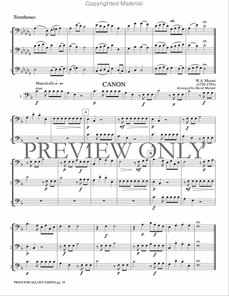 Trios for All Occasions Small Ensemble scores gallery preview page 19