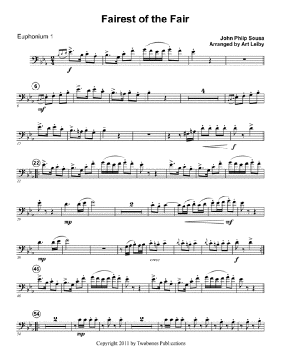 Fairest of the Fair Brass Ensemble scores gallery preview page 5