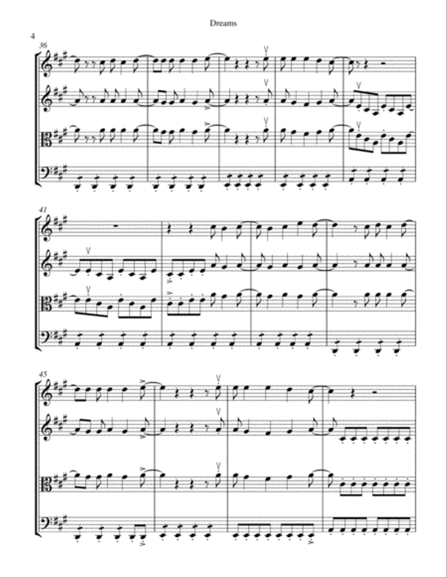 Dreams String Trio scores gallery preview page 5