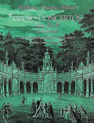 Book cover for Piano Concertos Nos. 23-27 in Full Score