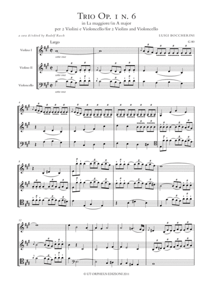 6 Trios Op. 1 (G 77-82) for 2 Violins and Violoncello - Vol. 2: Trios Nos. 4-6