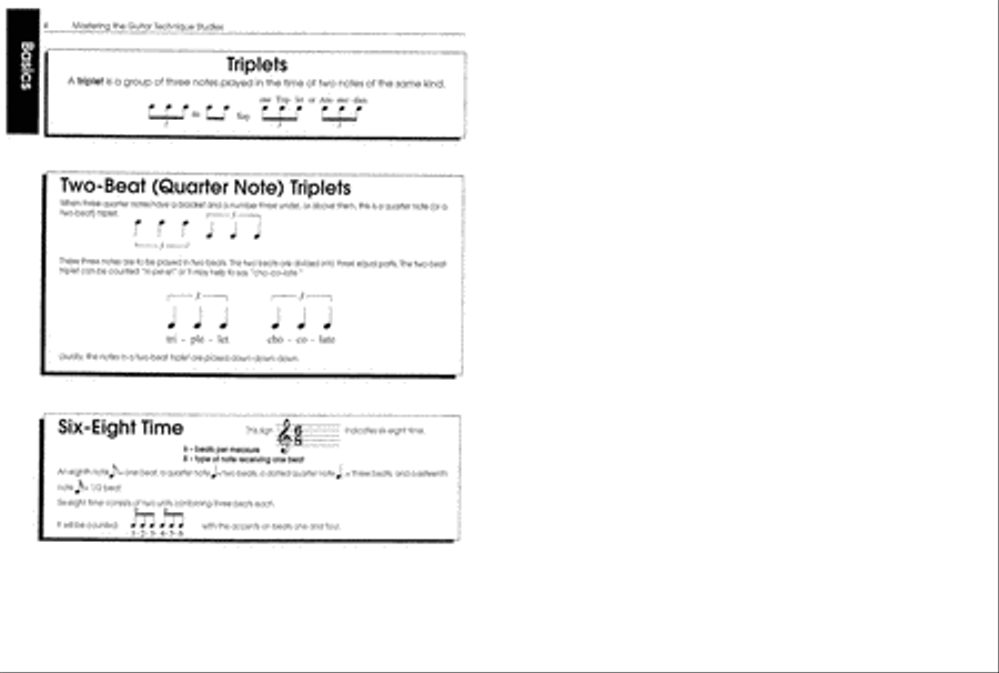 Mastering the Guitar - Technique Studies