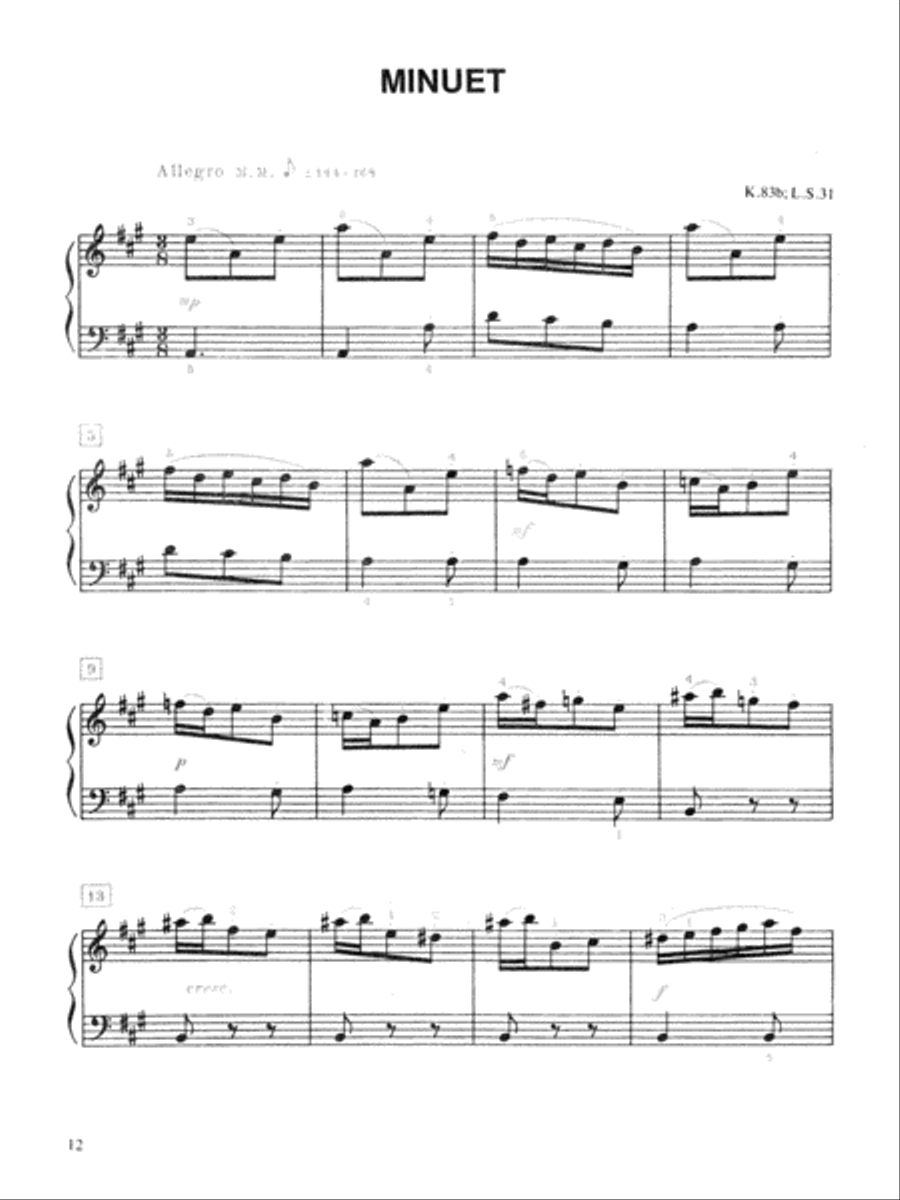 Scarlatti -- First Book for Pianists Piano Solo scores gallery preview page 3