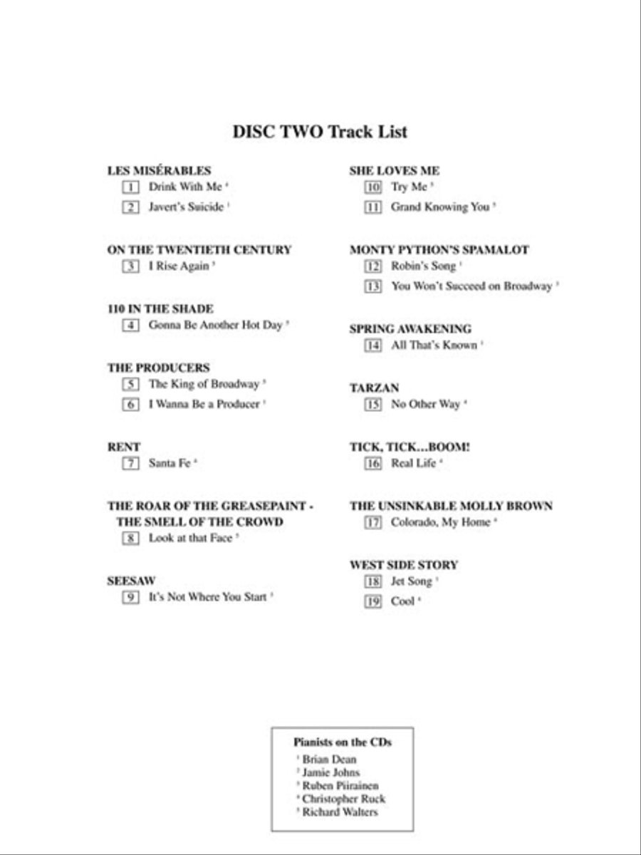 Singer's Musical Theatre Anthology – Volume 5 Baritone Voice scores gallery preview page 4