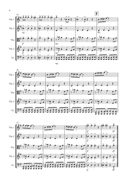Burnie's Blues for String Quartet image number null