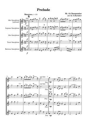 Prelude (sax quartet SATB)