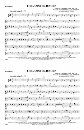 The Joint Is Jumpin': 1st B-flat Clarinet