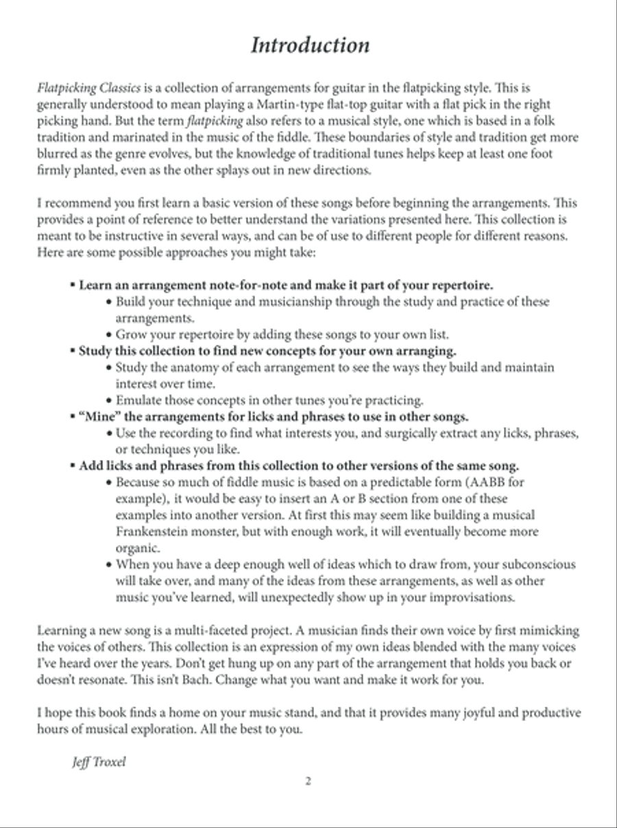 Guitar Picking Tunes - Flatpicking Classics Acoustic Guitar scores gallery preview page 3