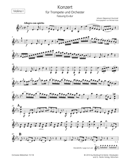 Trumpet Concerto in E major