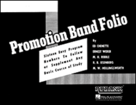 Promotion Band Folio - Baritone Saxophone