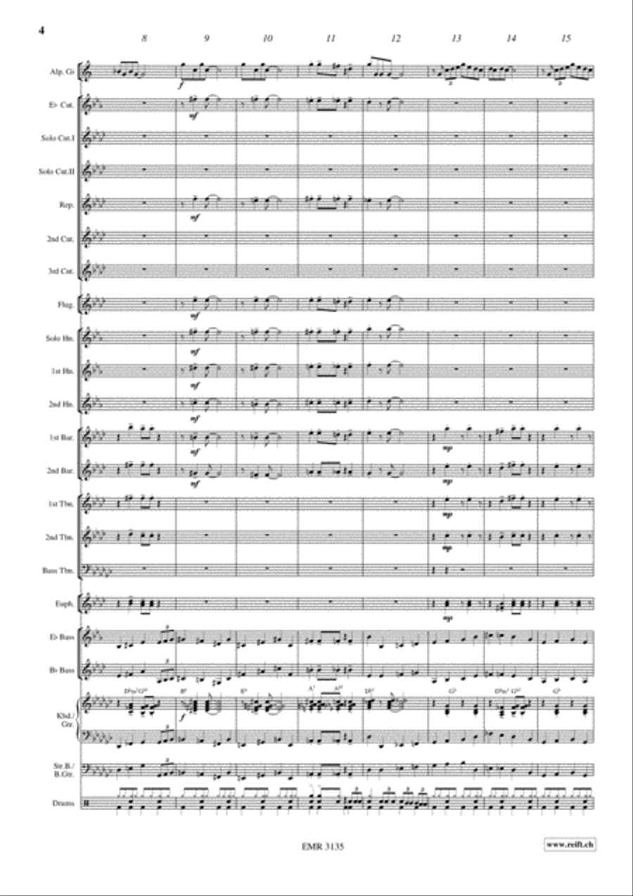 Alpine Cowboy Alpine Cowboy Brass Band scores gallery preview page 5