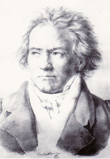 Beethoven Portrait Postcard Pack of 6