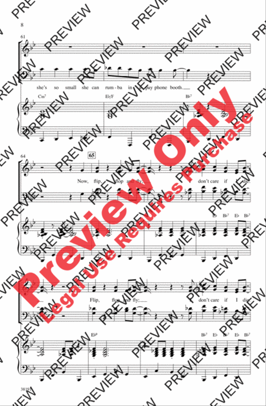 Flip, Flop and Fly 4-Part scores gallery preview page 8