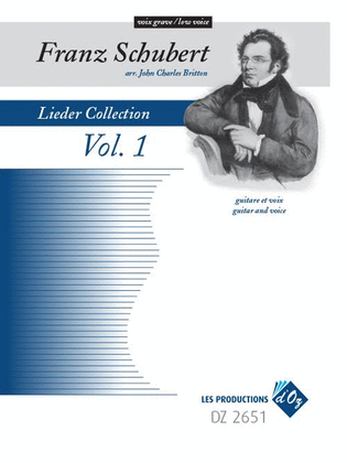Book cover for Lieder Collection, Vol. 1 - voix grave
