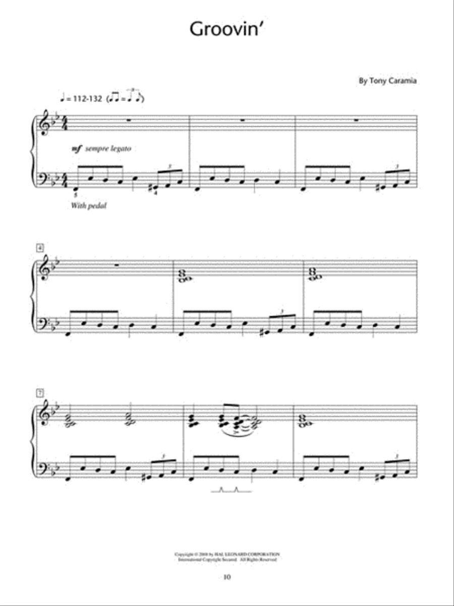 Jazz Moods – Eight Pieces for Piano Solo Piano Method scores gallery preview page 4