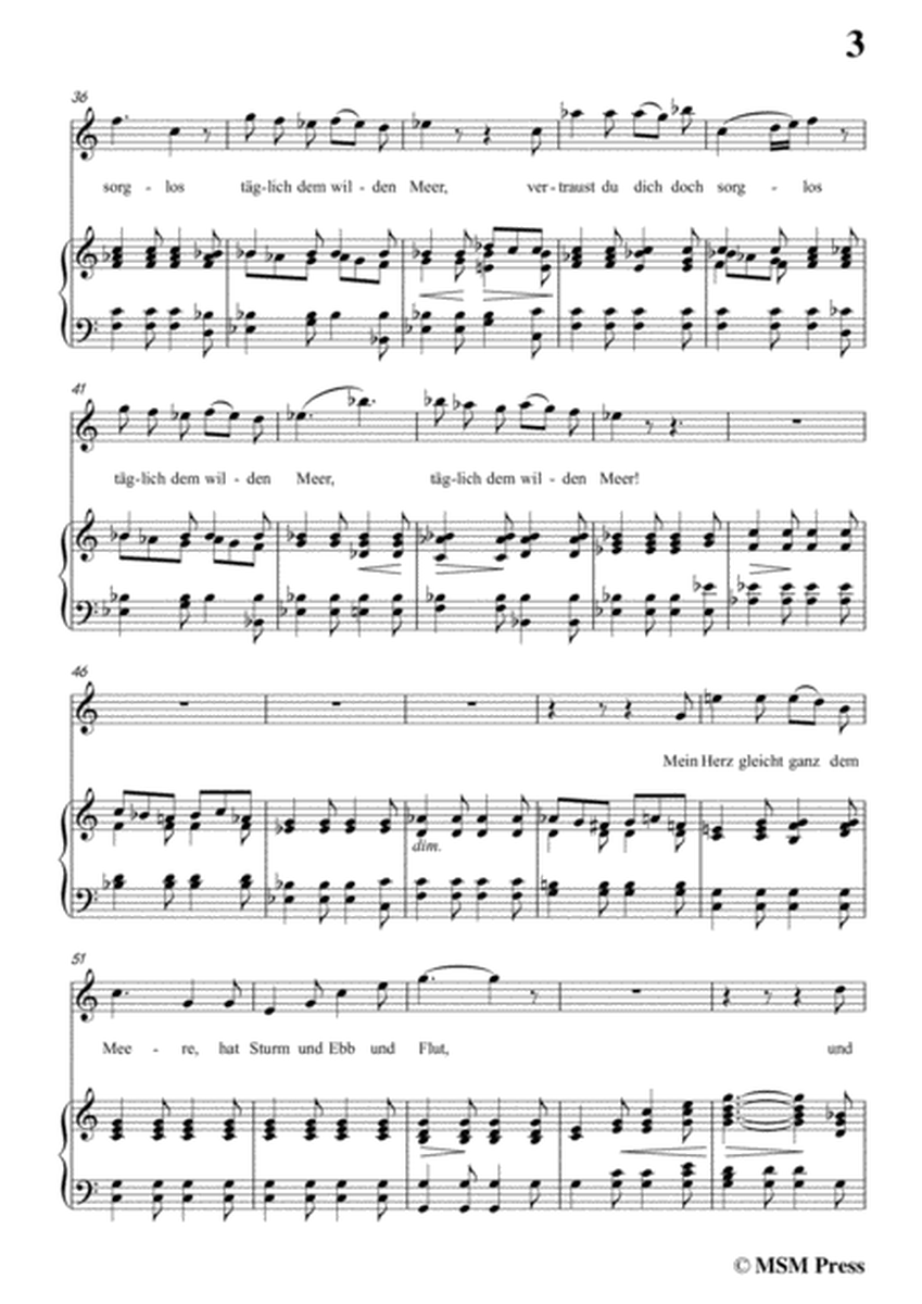 Schubert-Das Fischermädchen,in C Major,for Voice and Piano image number null