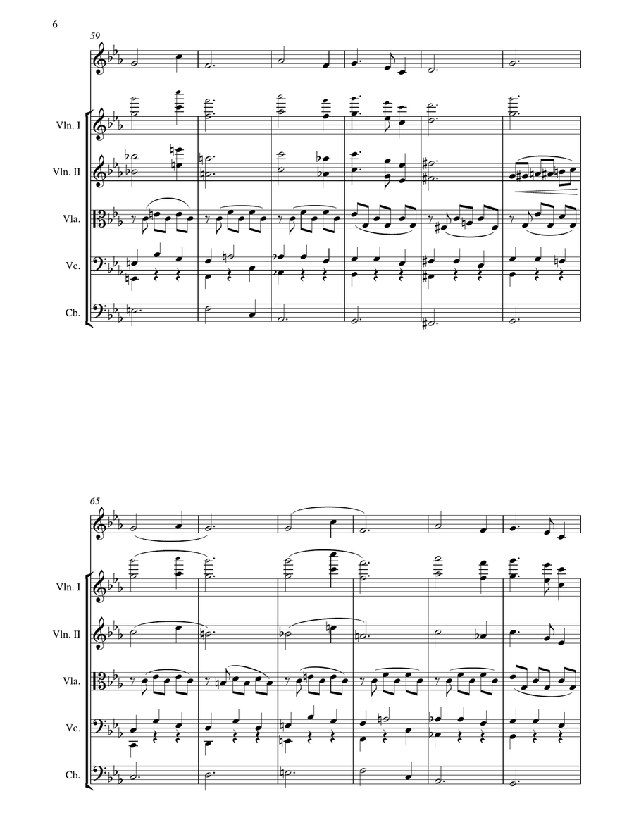Once Upon A December Chamber Orchestra scores gallery preview page 6