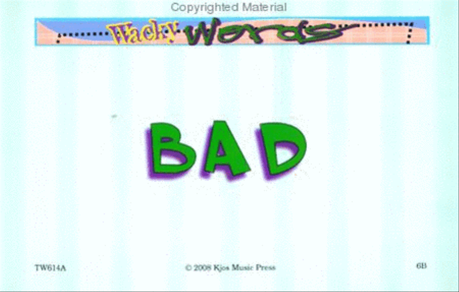 Wacky Words starring Wanda (Jumbo Size) Easy Piano scores gallery preview page 4