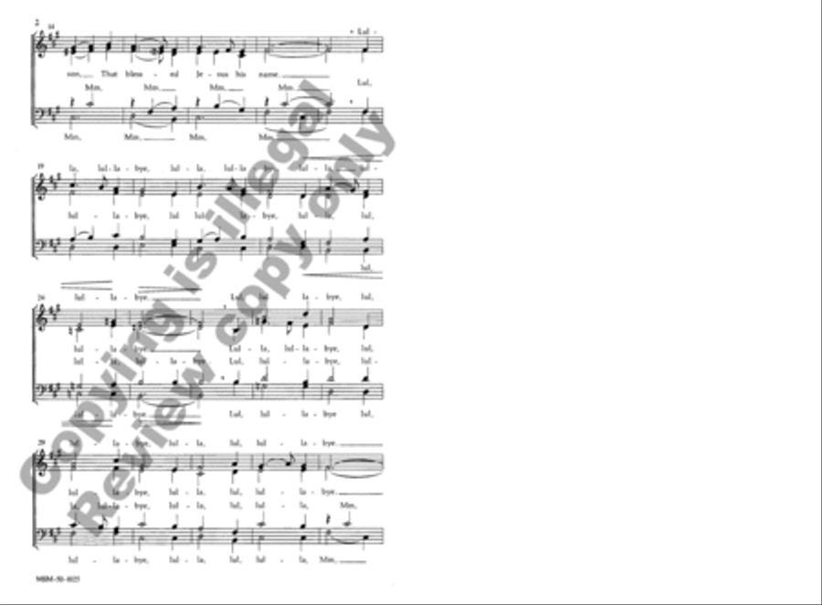 Sweet Was the Song 4-Part scores gallery preview page 3