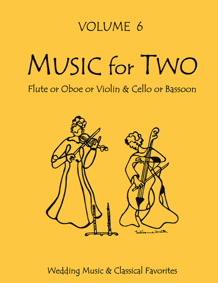 Music for Two, Volume 6 - Flute/Oboe/Violin and Cello/Bassoon by Various Bassoon - Sheet Music
