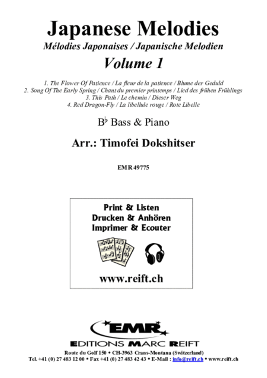 Japanese Melodies Vol. 1 Japanese Melodies Vol. 1 Voice Solo scores gallery preview page 2