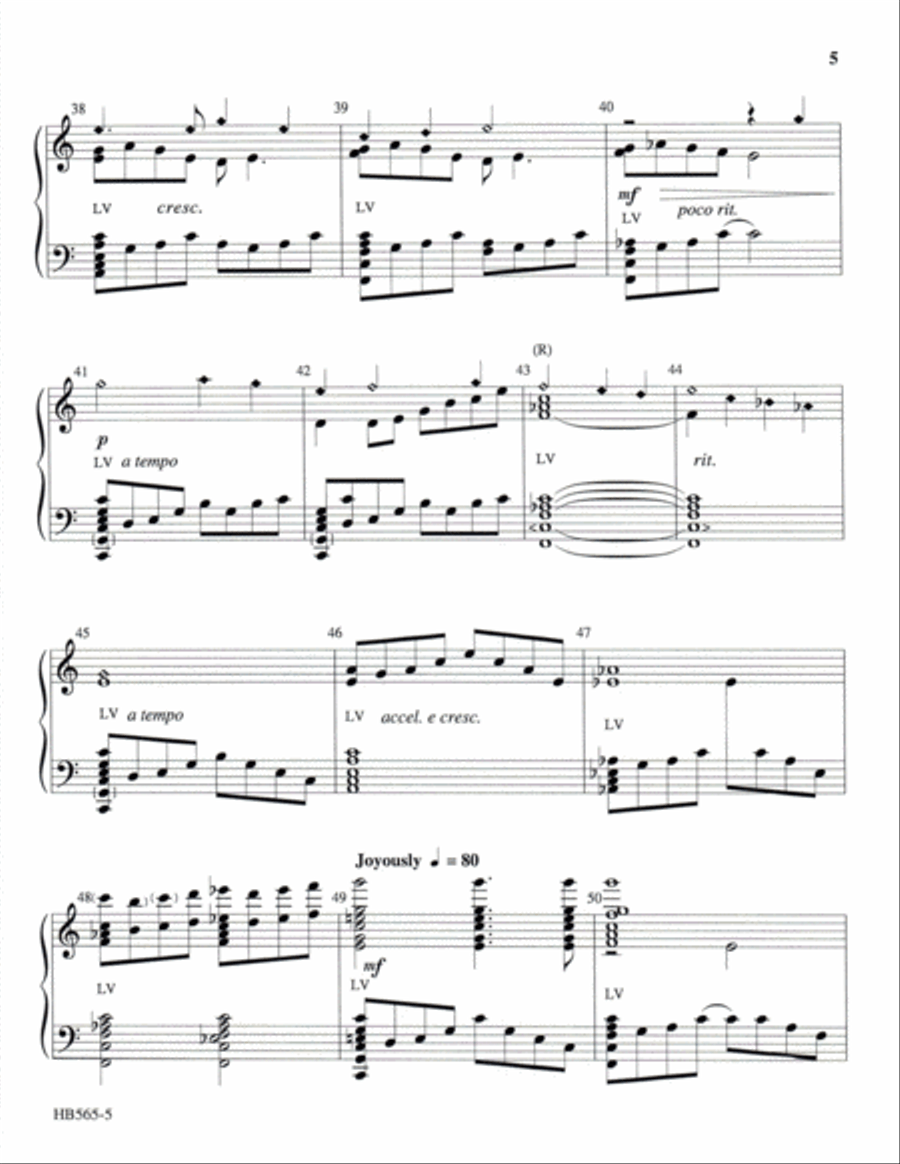 Let Us Break Bread Together - Krug 5-Octaves scores gallery preview page 5
