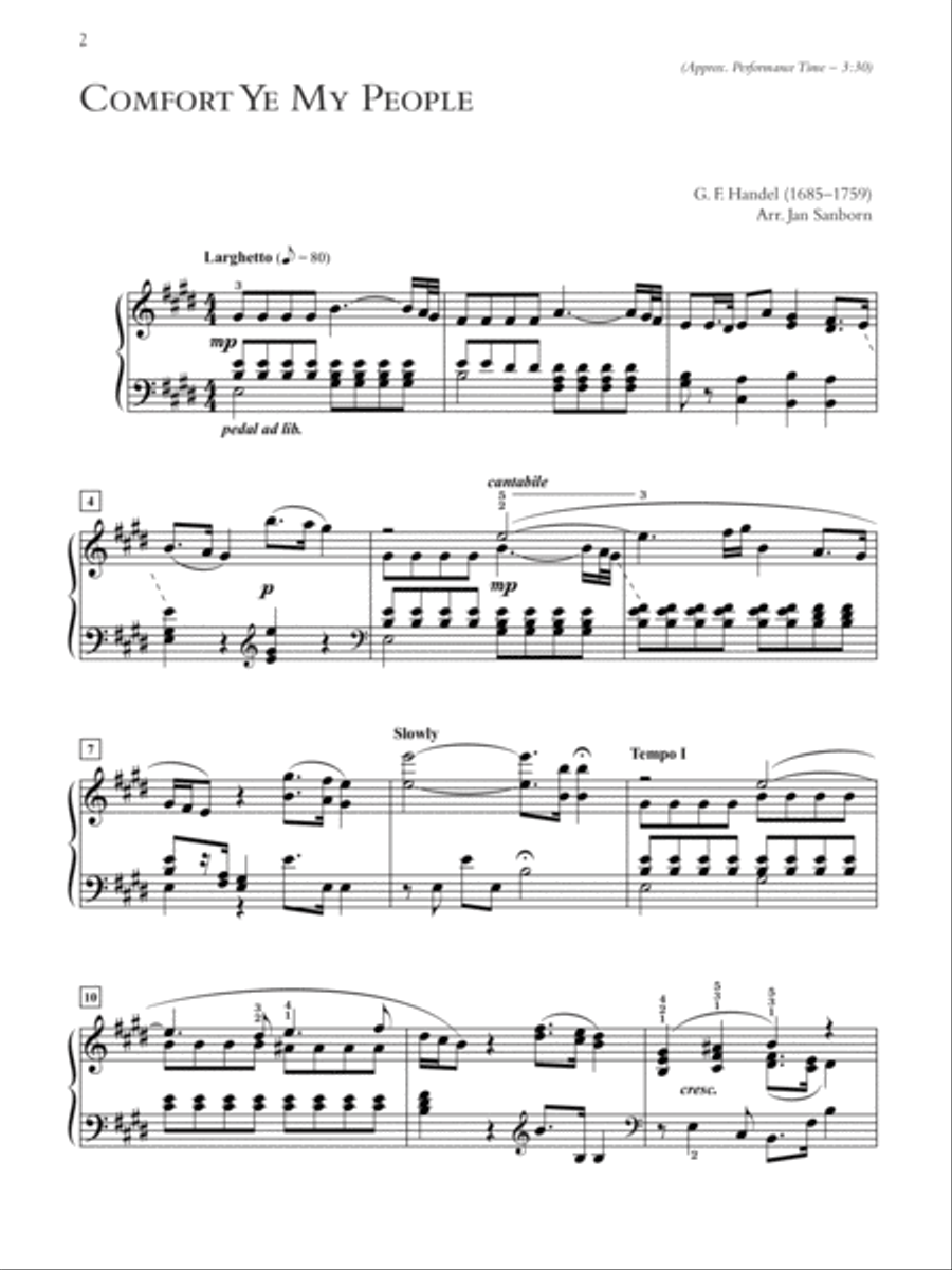 Christmas with Handel's Messiah Piano Solo scores gallery preview page 3